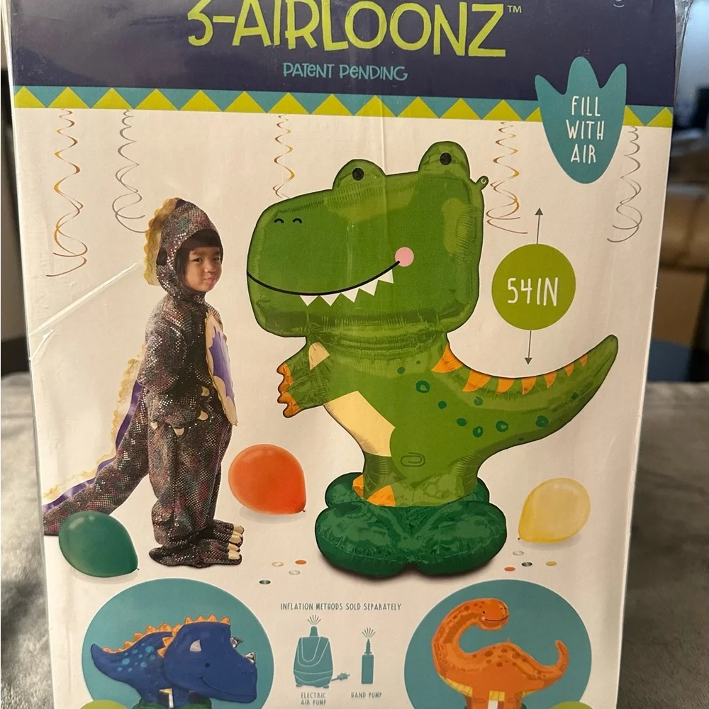 Anagram dinosaur balloons